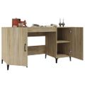 vidaXL Stôl dub somoma 140x50x75 cm spracované drevo