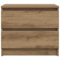 vidaXL Nočné stolíky 2 ks dub artisan 50x40x43,5 cm kompozitné drevo