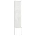 vidaXL Záhradná clona na súkromie Rezací Biela 32 x 140 cm