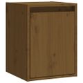 vidaXL Nástenné skrinky 2 ks medovo-hnedé 30x30x40cm masívna borovica