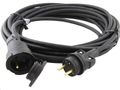 Prodlužovací kábel EMOS PM0502 čierny spojka 15 m / 3x 1,5 mm gumový / IP65