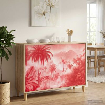 vidaXL Servírovacia skriňa AACHEN Sonoma 102 x 33 x 75 cm