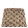 vidaXL Tienidlo na stropnú lampu, hnedé Ø40x26 cm, prútie