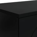 vidaXL Konferenčný stolík Čierna 102 x 35 x 75 cm Kompozitné drevo