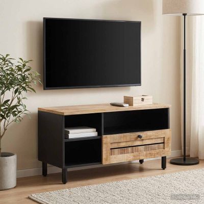vidaXL Úložné skrine Hnedá 80 x 33,5 x 46 cm Masívne mango drevo