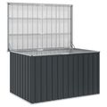 vidaXL Záhradný úložný box antracitový 149x99x93 cm