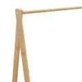 vidaXL Vešiak na oblečenie s policami a kolieskami 106x34x106,5 cm