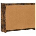 vidaXL Servírovacia skriňa Dymový dub 98,5 x 33 x 80 cm