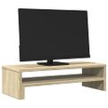 vidaXL Stojan na monitor dub sonoma 54x22x15 cm kompozitné drevo