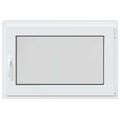 vidaXL Otočné a sklopné okno do suterénu RISOR 90 x 50 cm PVC a sklo