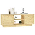 vidaXL TV skrinka 110x30x40 cm, borovicový masív