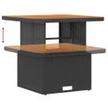 vidaXL Súprava záhradných pohoviek 12 ks 11-Počet miest Čierna
