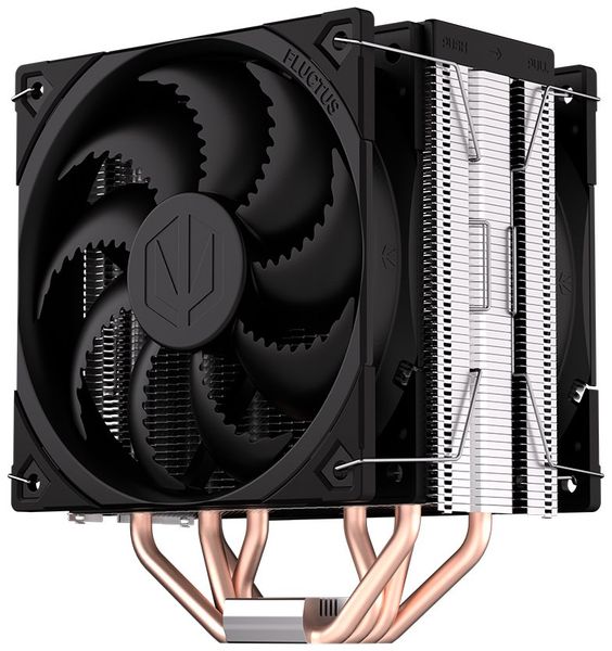Endorfy chladič CPU Fera 5 Dual Fan / ultratichý/ 2x120mm fan/ 4 heatpipes / PWM/ pro Intel i AMD Chladic, pro CPU, pro Intel i AMD, socket 1700, 1200, 115x, AM5, AM4, AM3(+), AM2(+), 220W TDP, 2x 120mm ventilátor, 4 heatpipe,