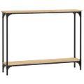 vidaXL Konzolový stolík dub sonoma 100x22,5x75 cm kompozitné drevo
