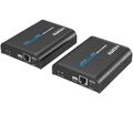XtendLan HDMI přenos po LAN, vysílač a přijímač, UDP/Multicast, 100Mbps@1080p, přenos USB, funkce KVM Extender vysílac, HDMI KVM over IP, 1080P@60Hz, dosah 120 m, CAT6, ipcolor STREAM, KVM, 256 vstupu, DC 5V/1A