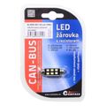 Žiarovka 6 SMD LED 12V suf. SV8.5 38mm s rezistorom CAN-BUS biela