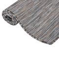 vidaXL Vonkajší koberec s plochým tkaním 120x170 cm hnedý a modrý