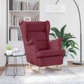 vidaXL Hojdacie kreslo Wine Red 74x90x102 cm Látka