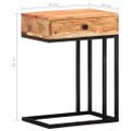 vidaXL Príručný stolík v tvare U 45x30x61 cm, akáciový masív