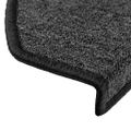 vidaXL Schodové rohože 20 ks 65x24x4 cm antracitové, polkruhové, veľké