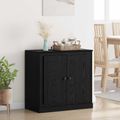 vidaXL Servírovacia skriňa 70 x 35,5 x 67,5 cm Čierny dub