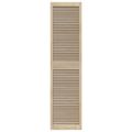 vidaXL Skříňové dvere s dverami 4 ks Prírodná 201 x 2,1 x 49,5 cm