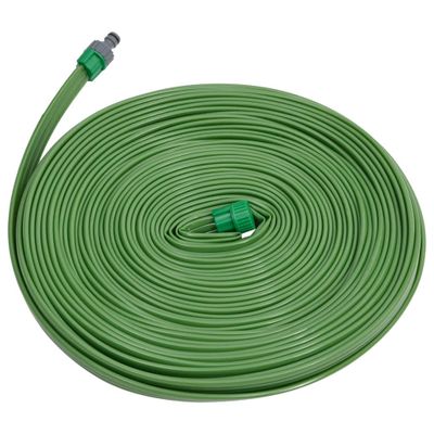 vidaXL 3-rúrková zavlažovacia hadica zelená 22,5 m PVC