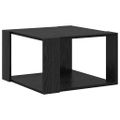 vidaXL Konferenčný stolík Čierny dub 51,5 x 51,5 x 30 cm