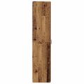 vidaXL Highboard Staré drevo 30 x 42,5 x 185 cm
