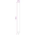 vidaXL Plotové stĺpy 10 ks Zelená 120 cm Borovicový masív