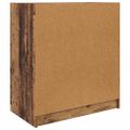 vidaXL Bočná skrinka Staré drevo 68 x 37 x 75,5 cm Kompozitné drevo