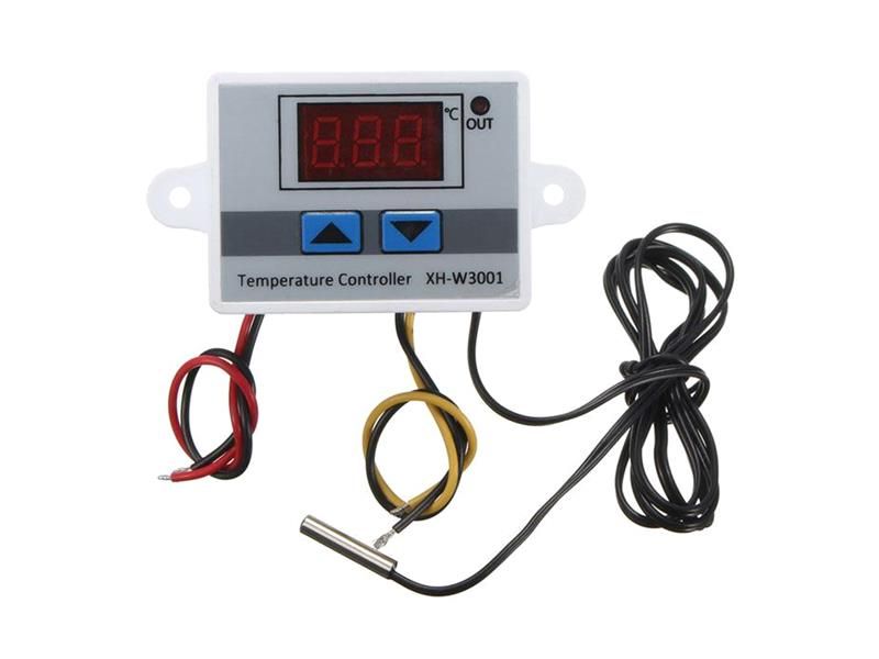 Digitálny termostat XH-W3001, -50 až +110°C, napájanie 12V