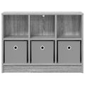 vidaXL Servírovacia skriňa Sivý Sonoma 73,5 x 22,5 x 53,5 cm