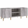 vidaXL Skrinka na platne sivá sonoma 121x38x48 cm kompozitné drevo