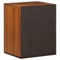 vidaXL Zavesený kabinet do kúpeľne s úložiskom Orech 38 x 33 x 48 cm