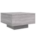 vidaXL Konferenčný stolík sivý sonoma 55x55x31 cm kompozitné drevo