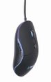 Gembird MUS-UL-02/Ergonomická/Optická/Pre pravákov/2 400 DPI/Drôtová USB/Čierna