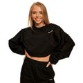 Dámska mikina Cropped Bliss Black - BeastPink, veľkosť L, veľkosť oblečenia L