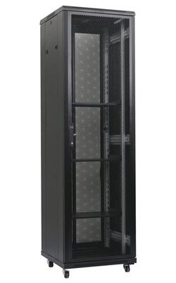XtendLan 47U/800x1000 stojanový, černý, perforované dveře a záda Rozvadec, 19", stojanový, rozebíratelný, výška 47U, 800x1000, perforované dvere a záda, vcetne uzemnení, cerný