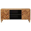 vidaXL Úložné skrine Hnedá 105 x 33,5 x 46 cm Masívne mango drevo