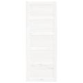 vidaXL Dvere do stodoly biele 80x1,8x204,5 cm masívna borovica