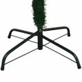 vidaXL Osvetlený umelý vianočný stromček s guľami L 240 cm, zelený