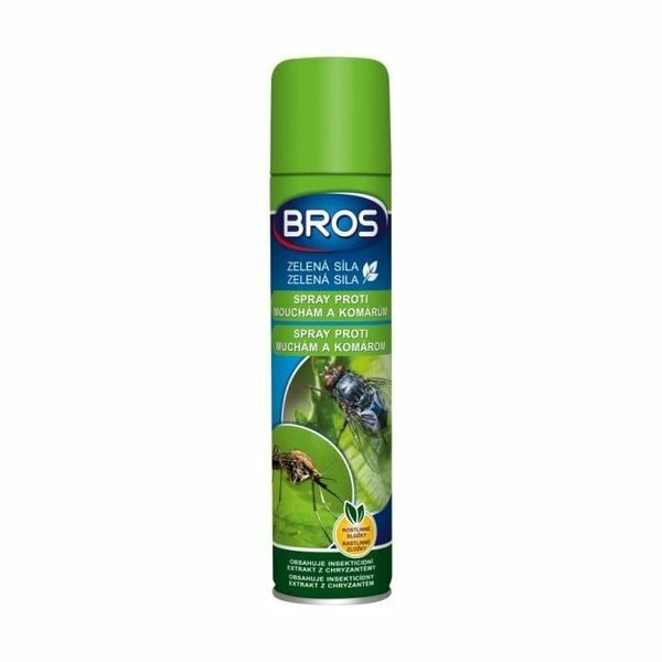 06298 Bros Zelená sila spray proti muchám a komárom 300 ml