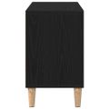 vidaXL TV skrinka 69,5 x 30 x 50 cm Čierny dub Kompozitné drevo