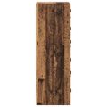 vidaXL Highboard Staré drevo 35 x 37 x 109 cm Kompozitné drevo