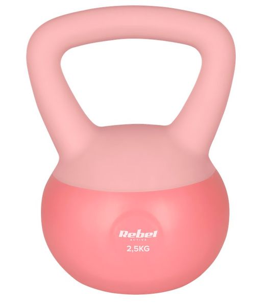 Kettlebell Soft Vinylový 2,5 kg REBEL ACTIVE RBA-2333-02.5