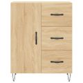 vidaXL Vysoká skrinka dub sonoma 69,5x34x180 cm spracované drevo