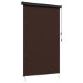 vidaXL Roleta Hnedá 180 x 250 cm Textil a hliník