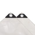 vidaXL Celta 650 g/m², 1,5x10 m, biela