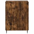 vidaXL Kúpeľňová úložná skriňa ZWOLLE Dymový dub 59,5 x 31 x 79,5 cm